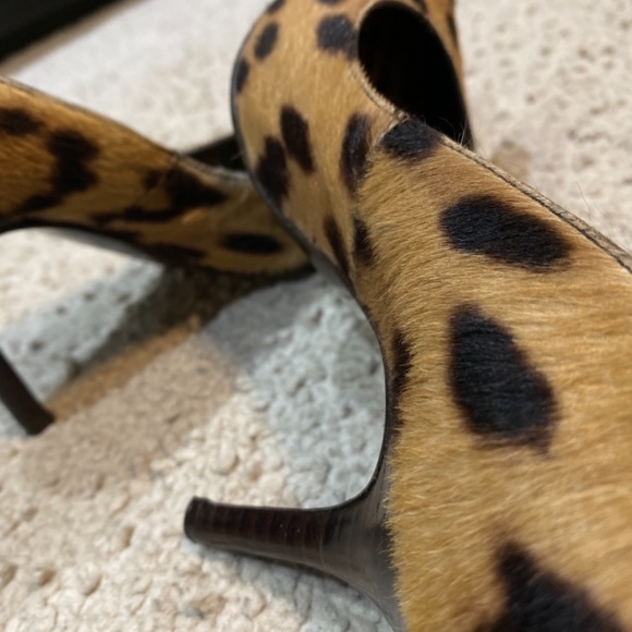 SOLD DONALD PLINER Calf hair heels - Picture 3 of 5